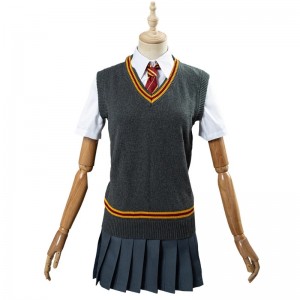 Harry Potter Hermione Granger Gryffindor School Cosplay Osta tukku Halloween puvut Bulk