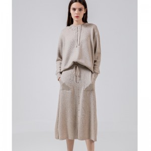 Casual Woolneulo kaksi-osainen huppari asetettu 69027#