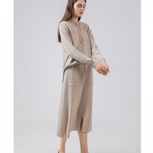 Casual Woolneulo kaksi-osainen huppari asetettu 69027#