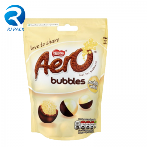 Mukautettu muovi vetoketju ruoka pakkauspussi, ruoka pakkauslaukku uudelleen suljettava vetoketju