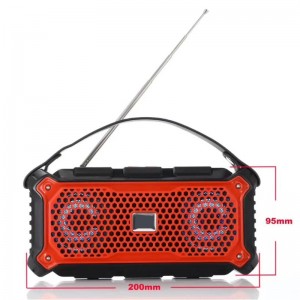 FB-BS857 Kannettava Bluetooth-kaiutin LED-valaistuksella