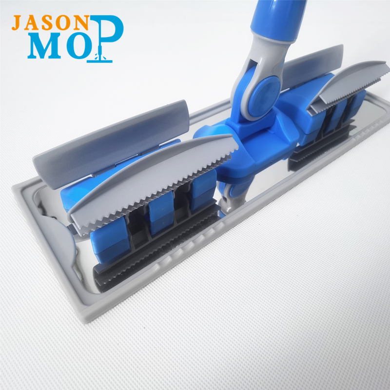 Korkealaatuinen teräs MOP Microfiber Stainless Steel Sauva pidentynyt litteä MOP Floor Puhdistus