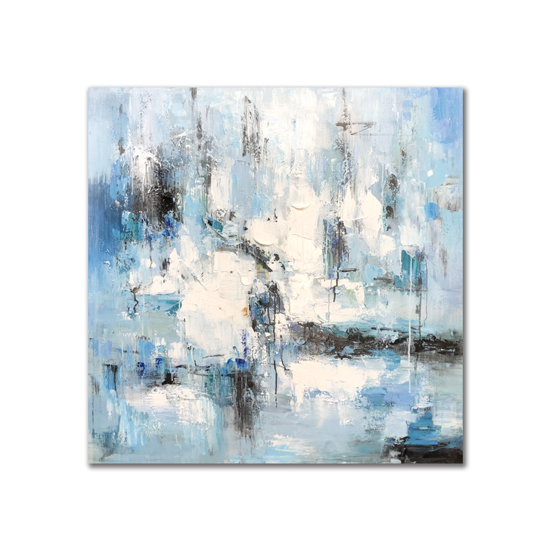 Tableau Decoratif 100 Handmade Abstract Wall kuvitus Kehystetty akryyli koristelu Canvas öljy maalaus makuuhuoneeseen