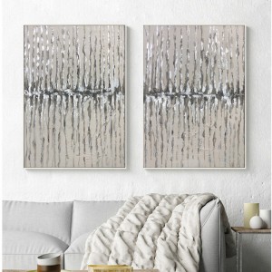 Käsintehty moderni abstrakti Mural olohuoneen taideöljymaalaus kankaalle tai maalaus