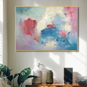 Moderni käsin maalattu akryyli luova kehystetty sexural art abstrakti maalaus kankaalle