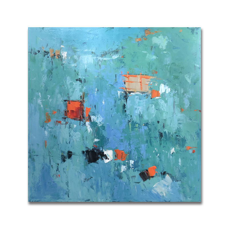 Käsin maalattu öljymaalausneliön kangas abstrakti piirustus Kodin koristeet olohuoneen taidetta Muut maalaukset Cuadro