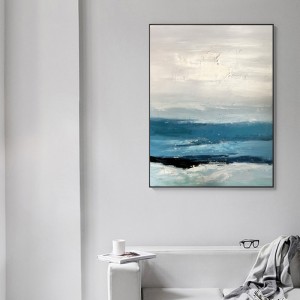 Uusi saapuminen Pure Handmade Alkuperäinen öljymaalausnykyaikainen kangas abstrakti taideteos kodin sisustus