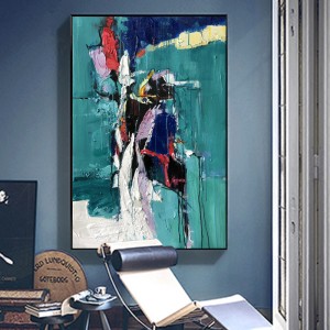 Tukku hotelli sisustussuunnittelu on käsintehty moderni alkuperäinen abstrakti öljymaalaus