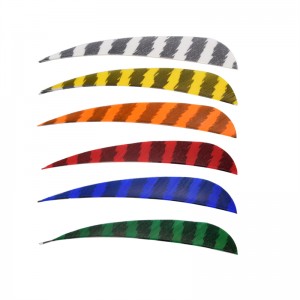 Nika-jousiammunta 172104 4INCH virtaviivainennauha kalkkuna sulka jousiammunta hiili/aluminium arrow ammunta