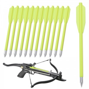 Elong Outdoor 110298 6.5INCH Muovinen Crossbow Pultti Steel Point Pistol Crossbow