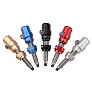 Nika-jousiammunta 250001 Muovinen ydin mäntä jousiammunta Recurve Bow Kuvaus Ruuvi-paine -painike