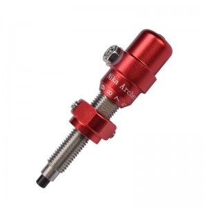 Nika-jousiammunta 250001 Muovinen ydin mäntä jousiammunta Recurve Bow Kuvaus Ruuvi-paine -painike