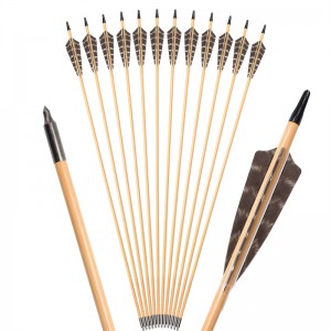 Elong Outdoor 117027-01 OD9mm 30 tuuman puinennuoli höyhenarkistossa Perinteinen keulakuvaus