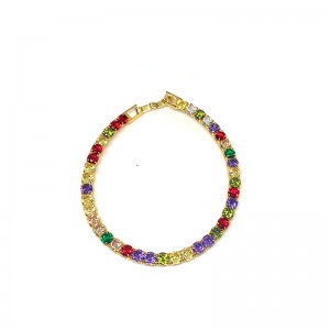 Eurooppalainen ja amerikkalainen muoti kupari päällystetty 18k kulta rannekoru