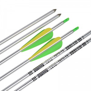 Elong Outdoor 116062 30INCH SP650 Alumiini Arrow Hopea Väri jousiammunta Bow Ammunta