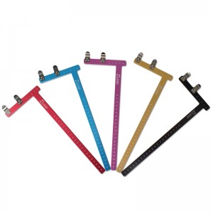 46BS02 Bow Square Bowstring Nock Points l Shape hallitsija keula Recurve Bow Takedown Bow