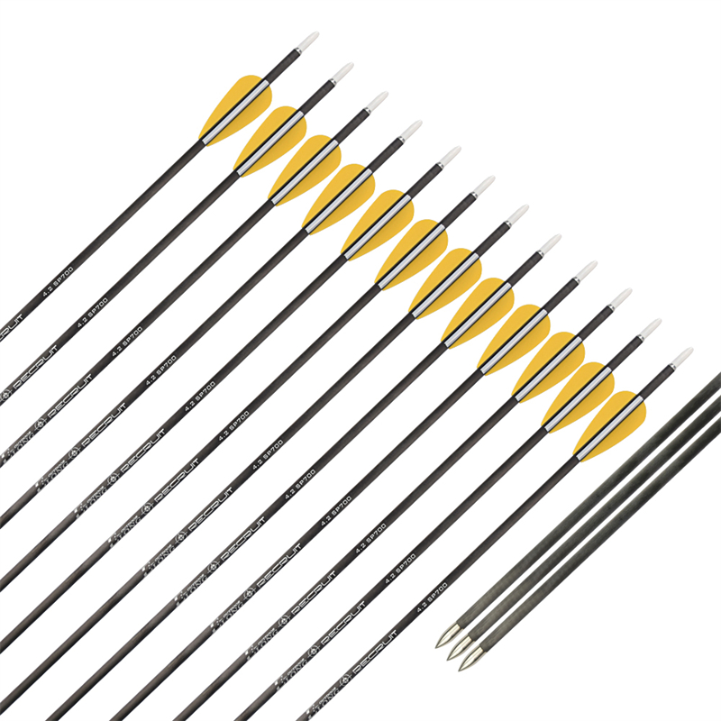 Elong Outdoor 110322 ID4.2mm SP700 hiilikuitu arrow Jousiammunta Recurve Bow Ammunta