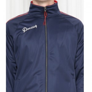 Puuvillanneulottu urheilupuku