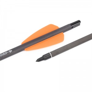 Nika-jousiammunta 113167-14 7.5INCH ID6.2mm Carbon Crossbow Pultit Muovi Nock Cobra System Adder/r9/rx-jousiammunta ammunta