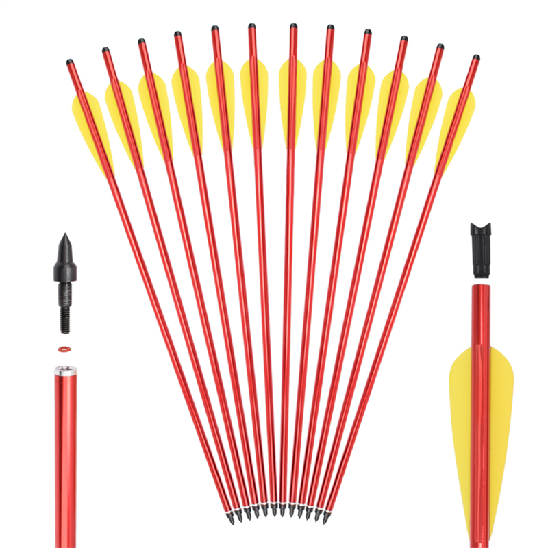 Elong Outdoor 116058 OD8.8mm 16 tuuman alumiinipultti jousiammunta Crossbobow Metsästys Urheilu