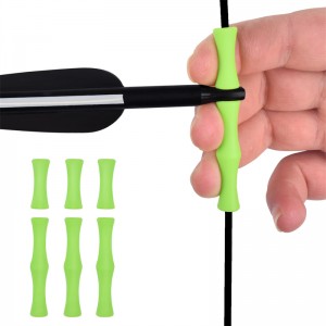 Elong Outdoor 42ft09 Finger Guard Bow String Rubber Guard Jousiammunta Ammunta sormi suoja