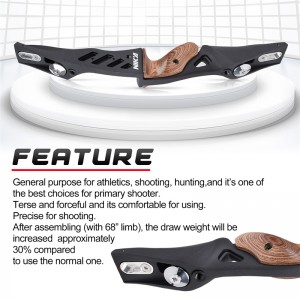 Nika-jousiammunta 220026 ET1S 17INCH Ilf LH Recurvenousu Recurve Bow Set -laitteille Kohde ulkona ammunta ja metsästys