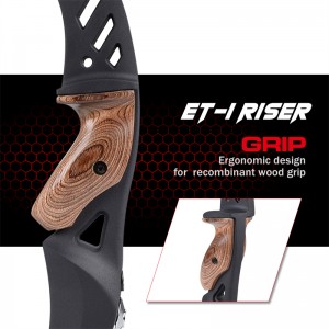 Nika-jousiammunta 220026 ET1S 17INCH Ilf LH Recurvenousu Recurve Bow Set -laitteille Kohde ulkona ammunta ja metsästys