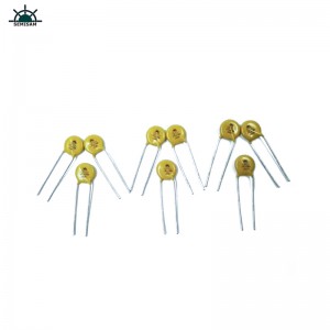 Alkuperäinen ODM-vastus Toimittaja Yellow Silicon 10D221 Halkaisija 10mm Metal Oxid MOV Varistor virtalähteelle