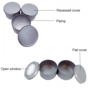 4 oz tuoksuva kynttilä tina 65 * 40mm