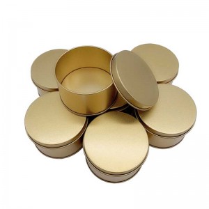 Mark pallo himmeä metalli voi kansi 65 * 40mm