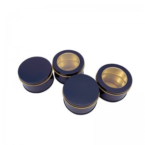 Mark pallo himmeä metalli voi kansi 65 * 40mm