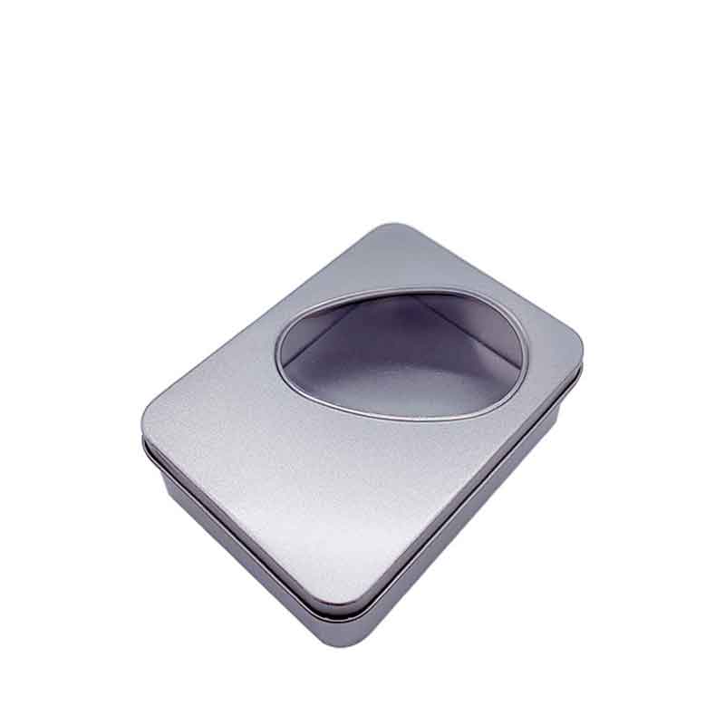 SOAP Storage Metal Box -ikkuna Lahjakotelo 125 * 90 * 48mm