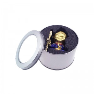 Tehdas myy sylinterimäinen yläkansi Tina voi kakku laatikot Shaving SOAP TIN voi (90mm * 60mm)