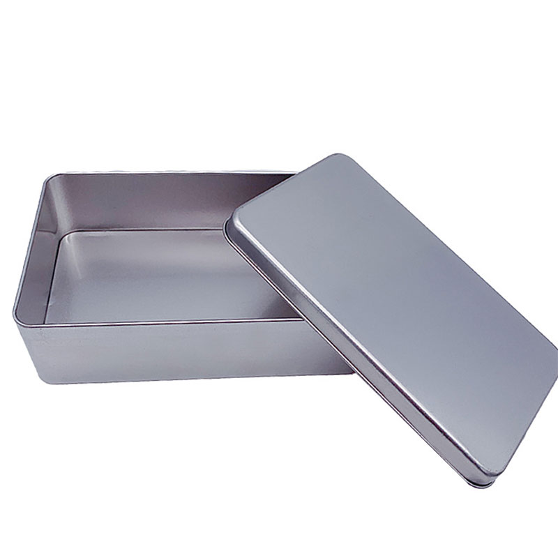 Food Grade Metal Packaging Box Snow Righpy Tinlate Box 180 * 110 * 55mm