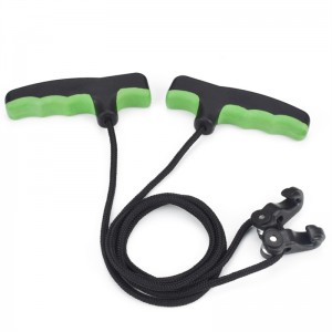 Nika-jousiammunta 454012 Crossbows Rope Kaksinkertainen kahva jousiammuntaan yhdisteen keulakuvaus Crossbows Rope Cocker Aid Cocking String Tool