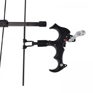 Elong Outdoor 42RA06-BK 360 asteen pyörivä puristin yhdistelmä keula vapautus aids musta väri