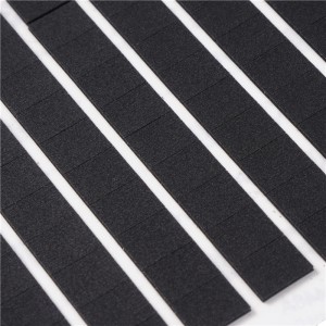 Special-muotoinen PORON LE-20 vaahtomuovi Iskunvaimennus ja pakkaus Musta vaahto 0,5 mm:n palonestoaine Vaahto