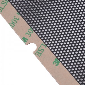 Toimitus Palonestoaine Sähköstaattinen PVC Pölykestävä verkko Sähkölaitteet Pölykestävä silmävaikutuskestävyys 0,1 mm:n kaiutinverkko