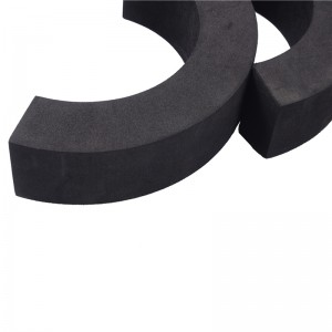 Iskunvaimennus EVA heteroseksuaalinen materiaali liekin hidastava musta Dongguan Foam EVA Heteroseksuaaliset materiaalin muovaus