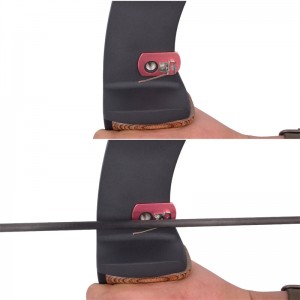 Elong Outdoor 251002 RH Aluminium Värikäsnuoli levätä Recurve Bow Target Ammunta