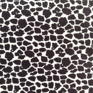 Kierrä polyester leopard-tulostus