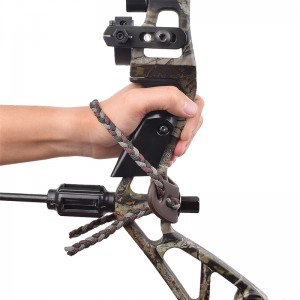 Elong Outdoor 470011 Rannekorut Nahkaa Gromet Gromet Harmaa Väri jousiammuntaa varten Yhdistelmä Bow Ammunta