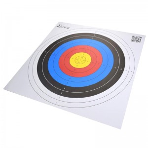 Elong Outdoor 41TF01 60 * 60cm Target Face Paperi jousiammuntakäytännölle Target Ammunta