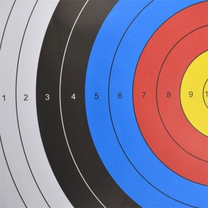 Elong Outdoor 41TF01 60 * 60cm Target Face Paperi jousiammuntakäytännölle Target Ammunta