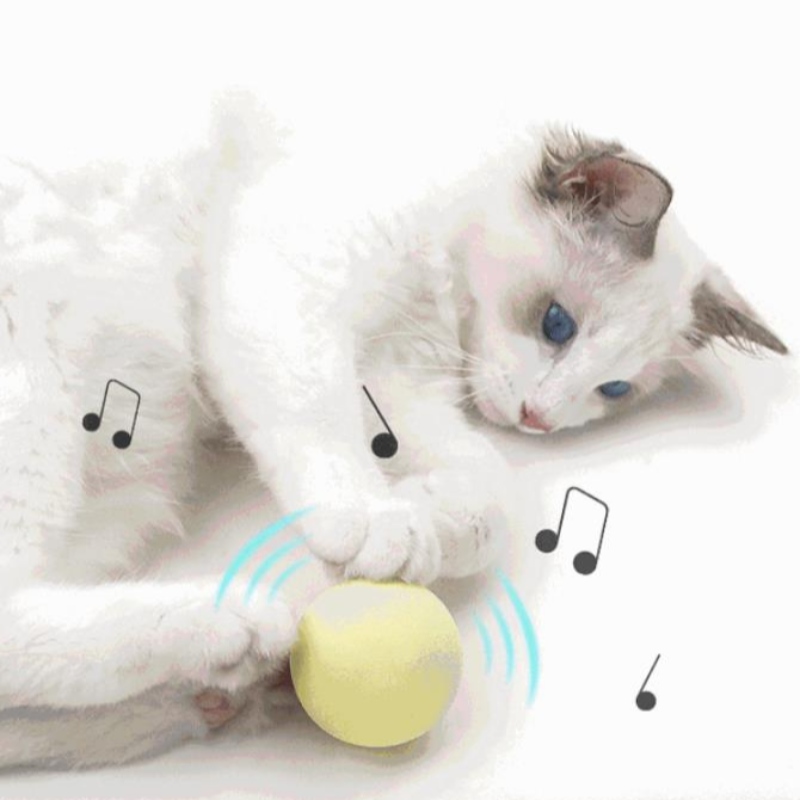 Amazon \\ 'S uusi lemmikki Gravitationation Call Ball Cat Self-hey Anti-Boring Supplies Tease Cat Stick Mint Ball Sound Toy