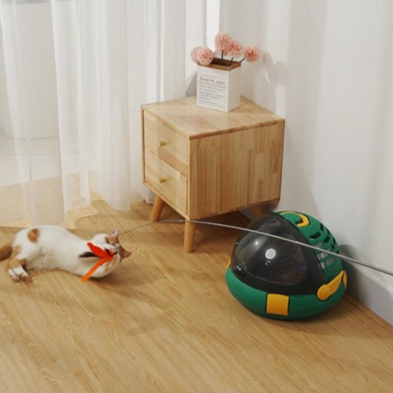 Cat Toy Funny Cat Stick 150cm pitkä kolmi osa teleskooppinen sauva hauska kissa interaktiivinen hauska lemmikki lelu kissa tarvikkeita