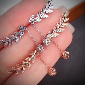 Tuochen koruja custom 18k Rose/yellow kulta muoti korvakoru vanteet asetettu lahja