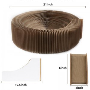 Aaltopahvin lemmikkieläintennaarmuuntumaton kartonki hionta kynnet lelut aallotettu paperi kissa pesä