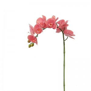 Korkealaatuinen todellinen kosketus Yksittäinen haara keinotekoinen orkidea myydään