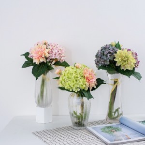 Hot Myynti Kaunis romanttinen hääpöytä koristelu morsiamen kimppu keinotekoinen silkki kukka